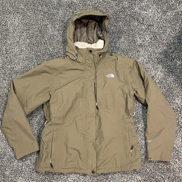 The North Face Jackets & Blazers - The North Face Tan Hooded Jacket